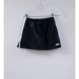 UNIF Women's Size XS Black White Track Skort Mini A Line Athletic Lined